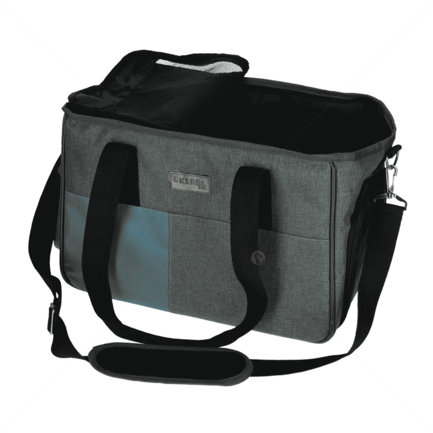 Чанта за пътуване KERBL Travel Bag Vacation, grey/ blue