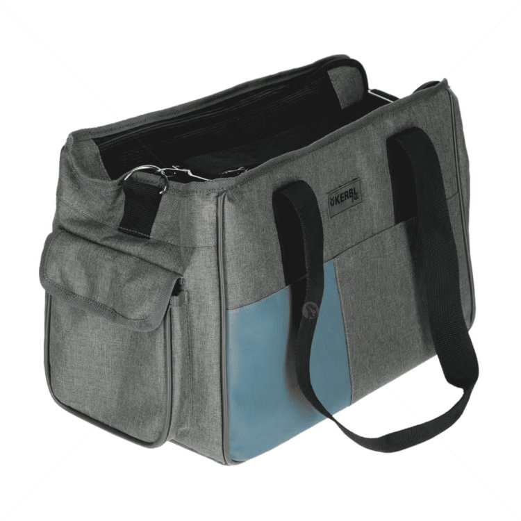 Чанта за пътуване KERBL Travel Bag Vacation, grey/ blue
