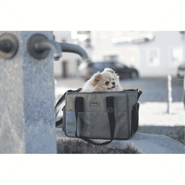 Чанта за пътуване KERBL Travel Bag Vacation, grey/ blue