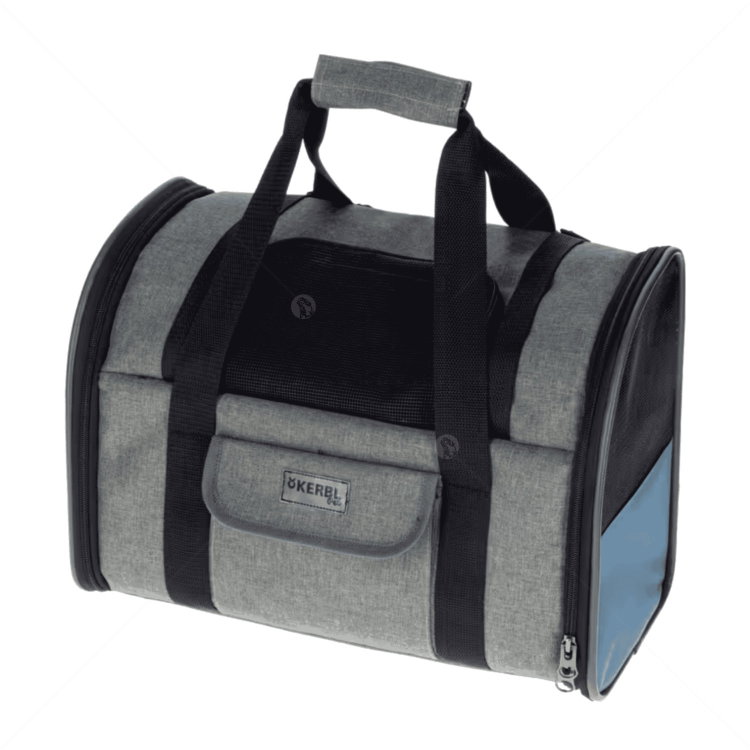 Раница за пътуване KERBL Dog Rucksack Vacation, grey/ blue