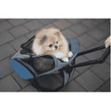 Раница за пътуване на колелца KERBL Dog Trolley Vacation, grey/ blue