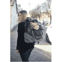 Раница за пътуване на колелца KERBL Dog Trolley Vacation, grey/ blue
