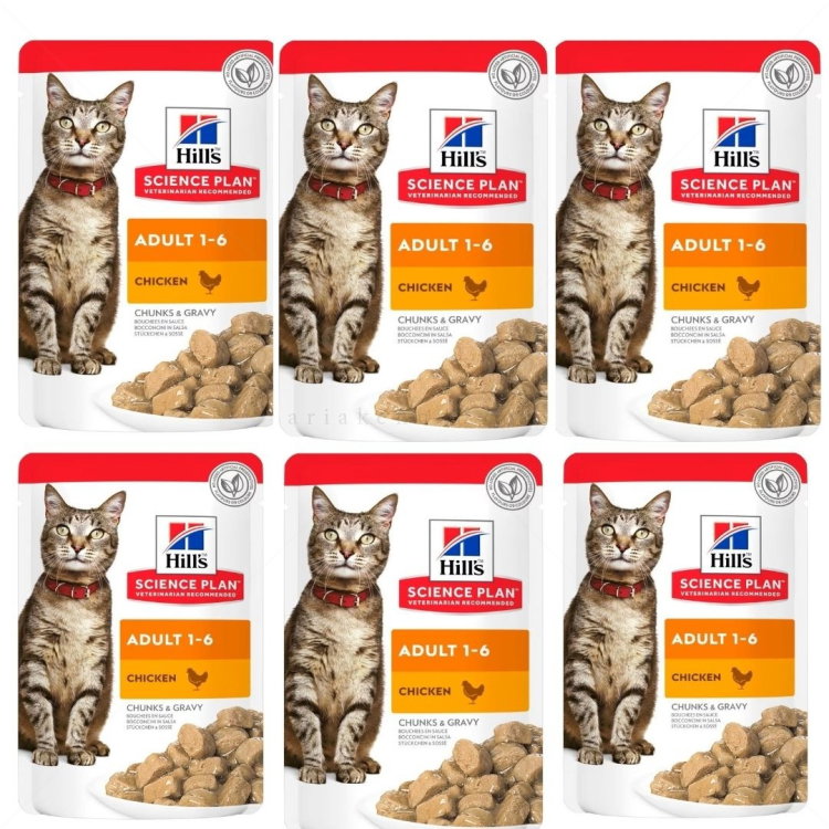HILL’S Adult Chicken 6*85 гр