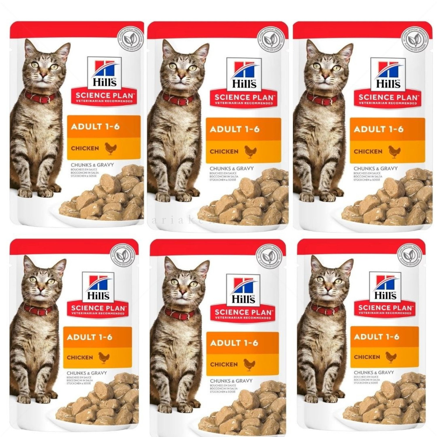 HILL’S Adult Chicken 6*85 гр