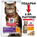 HILL’S SP 1.500 кг. Adult Sensitive Stomach & Skin Chicken