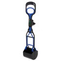 Щипка за почистване на изхождания KERBL Maxi Clean Up, черно/синьо