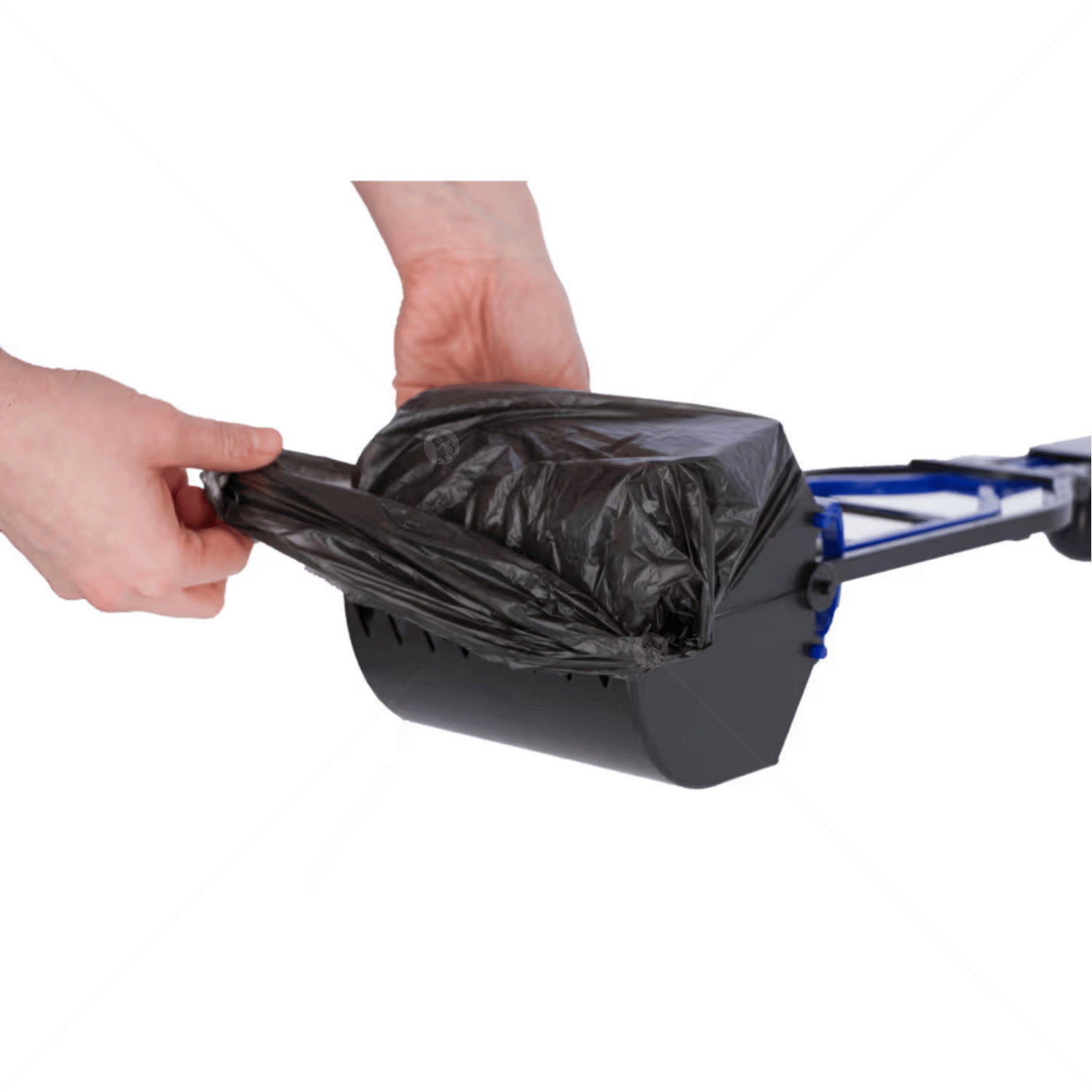 Щипка за почистване на изхождания KERBL Maxi Clean Up, черно/синьо