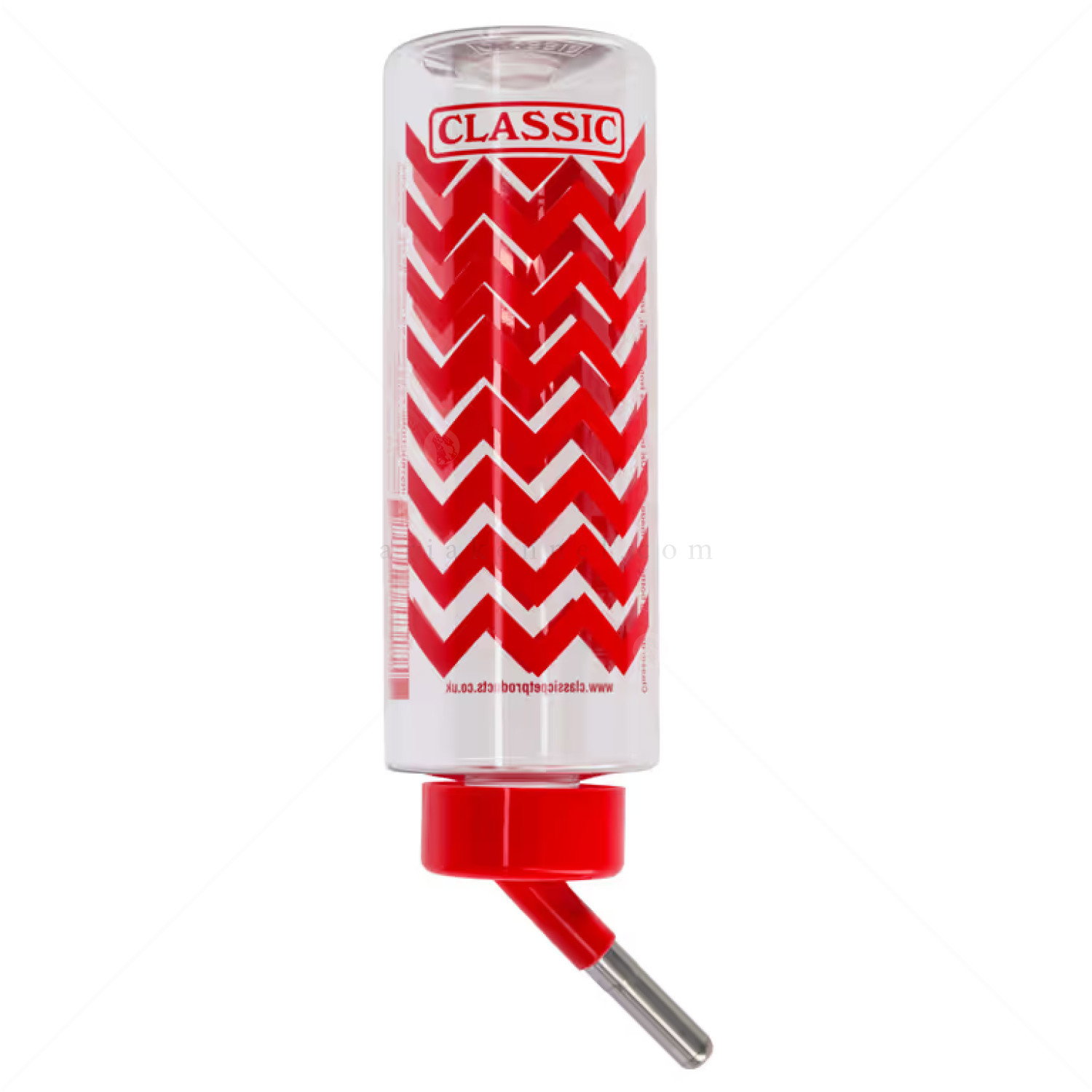 Поилка за гризачи KERBL Classic Zig-Zag Drinking Bottle M, червена