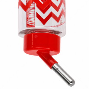 Поилка за гризачи KERBL Classic Zig-Zag Drinking Bottle M, червена
