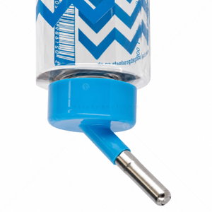 Поилка за гризачи KERBL Classic Zig-Zag Drinking Bottle M, синя