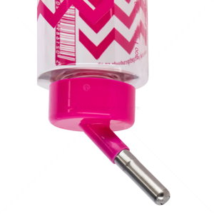 Поилка за гризачи KERBL Classic Zig-Zag Drinking Bottle M, розова