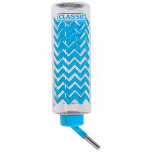 Поилка за гризачи KERBL Classic Zig-Zag Drinking Bottle L, синя