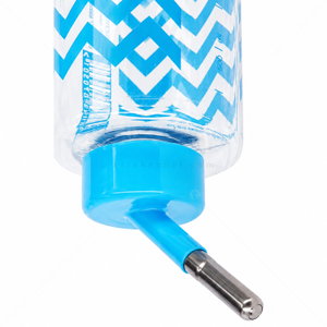 Поилка за гризачи KERBL Classic Zig-Zag Drinking Bottle L, синя