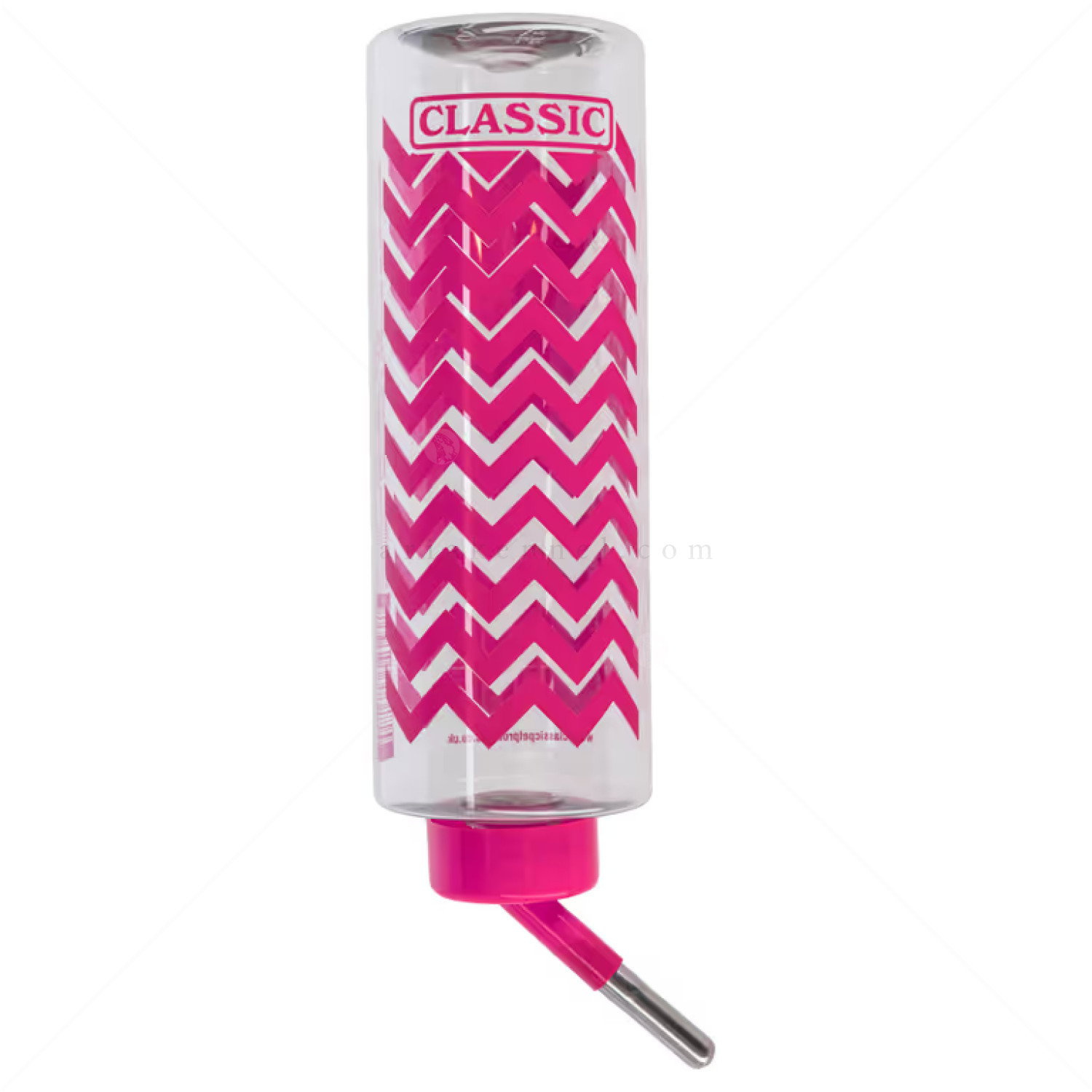 Поилка за гризачи KERBL Classic Zig-Zag Drinking Bottle L, розова