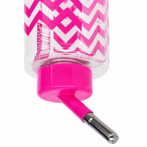 Поилка за гризачи KERBL Classic Zig-Zag Drinking Bottle L, розова
