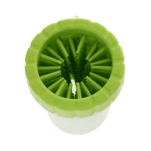 Уред за почистване на лапички S-M, KERBL Paw Cleaner, зелен