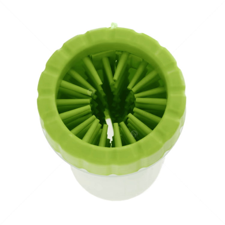 Уред за почистване на лапички M-L, KERBL Paw Cleaner, зелен