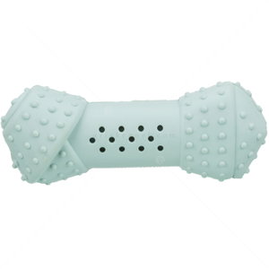Охлаждаща играчка каучуков кокал TRIXIE Junior Cooling Bone, мента