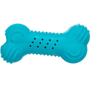 Охлаждаща играчка каучуков кокал TRIXIE Cooling Bone, син