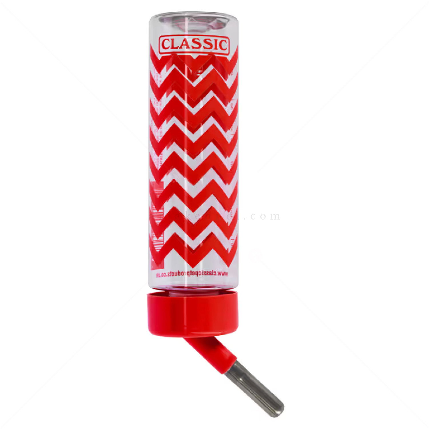 Поилка за гризачи KERBL Classic Zig-Zag Drinking Bottle, червена