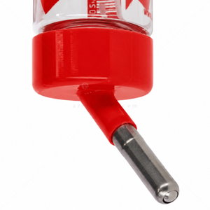 Поилка за гризачи KERBL Classic Zig-Zag Drinking Bottle, червена