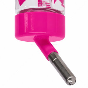 Поилка за гризачи KERBL Classic Zig-Zag Drinking Bottle, розова