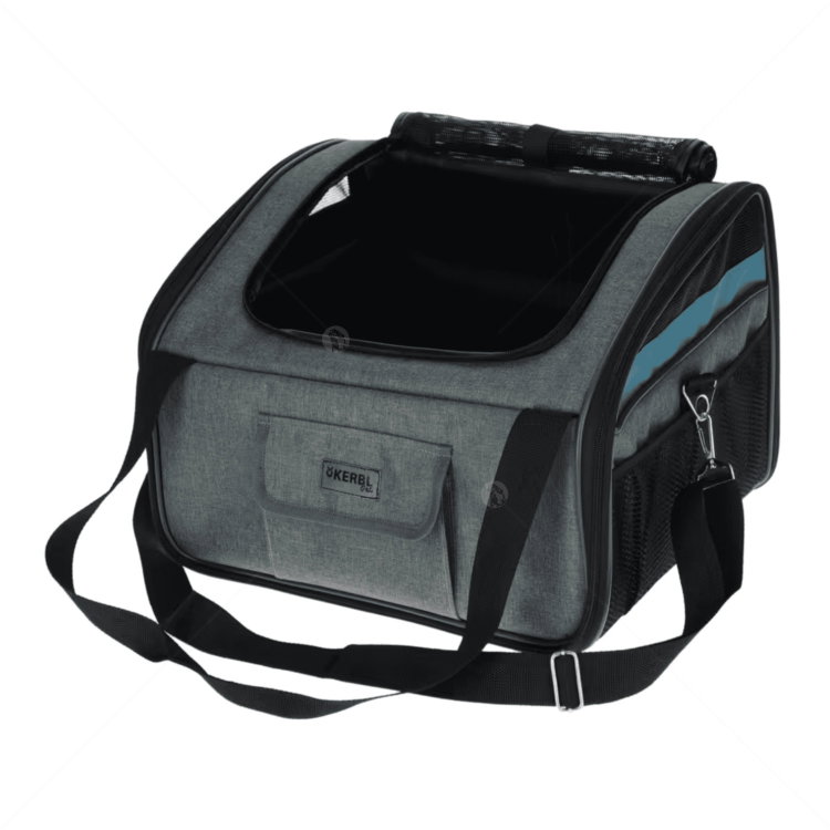 Чанта за пътуване и Кош за кола KERBL Car Seat Pocket Vacation, grey/ blue