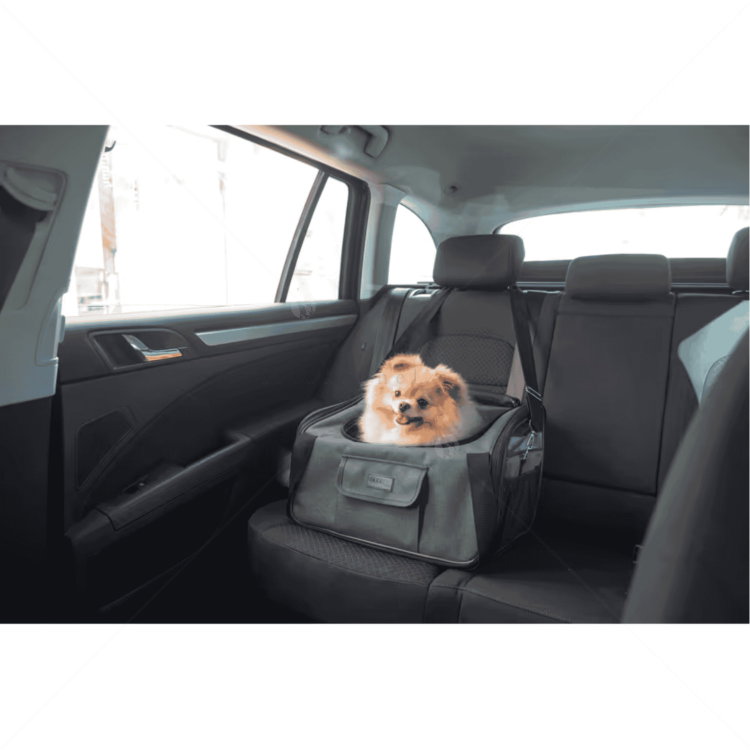 Чанта за пътуване и Кош за кола KERBL Car Seat Pocket Vacation, grey/ blue