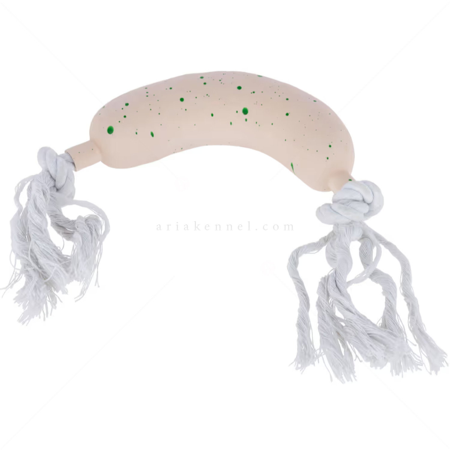 Латексова играчка Наденичка с въжета KERBL White Sausage