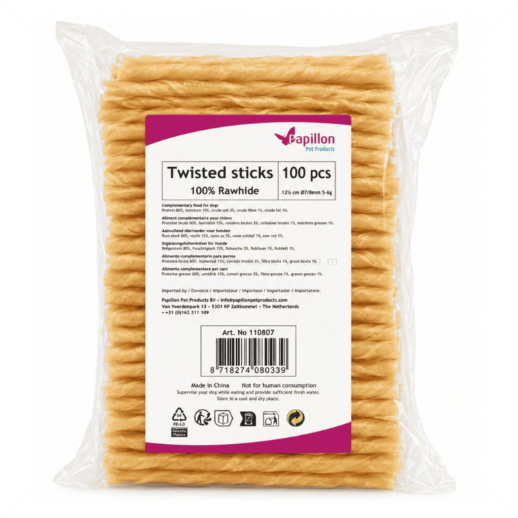 Кожени солети 500 гр PAPILLON Twisted Sticks