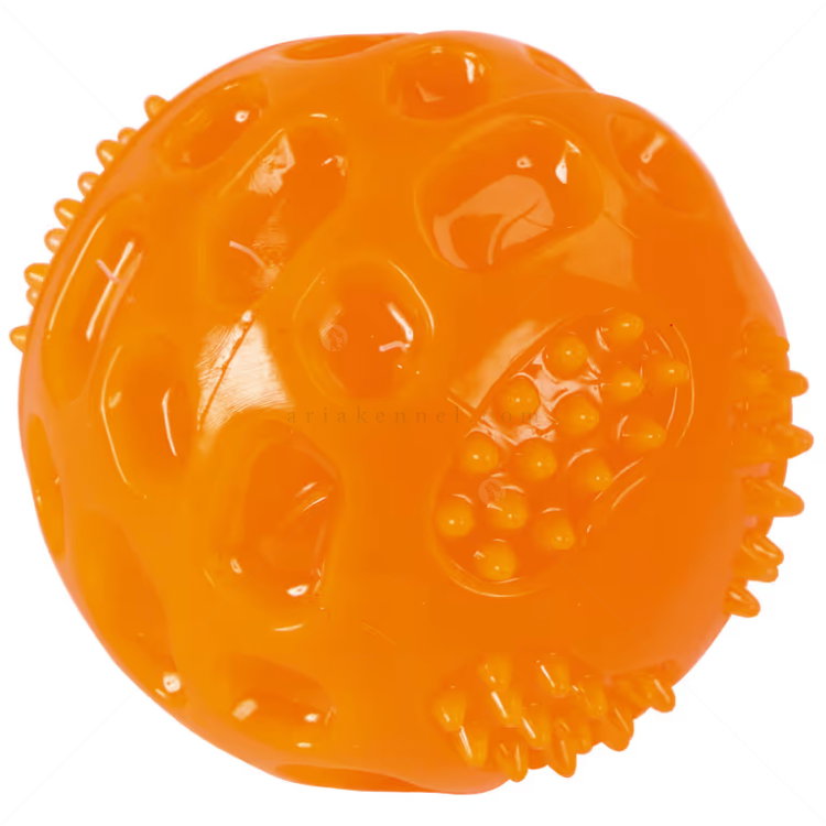 Топка от термопластична гума KERBL ToyFastic Squeaky Ball TPR, M