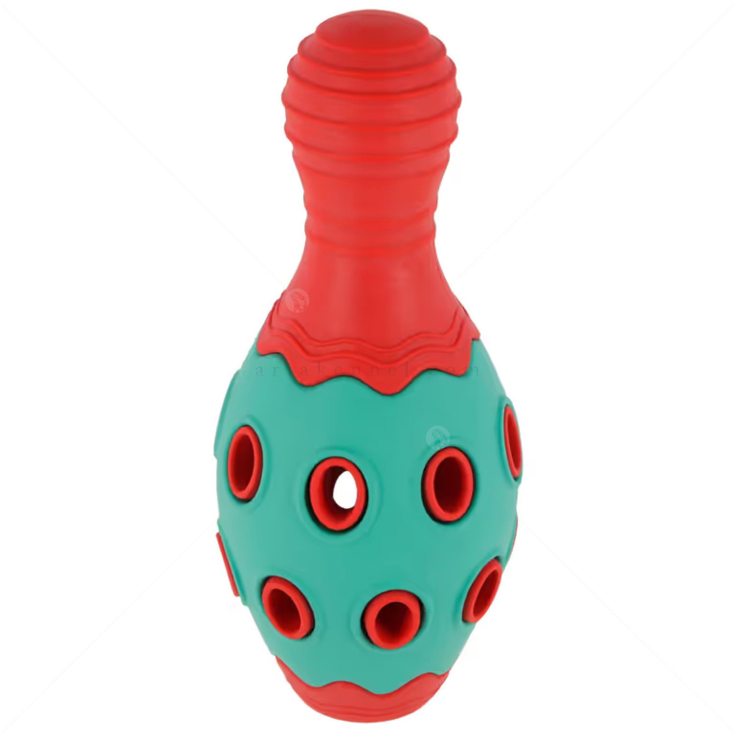 Каучукова кегла с отвори за лакомства KERBL ToyFastic Skittle