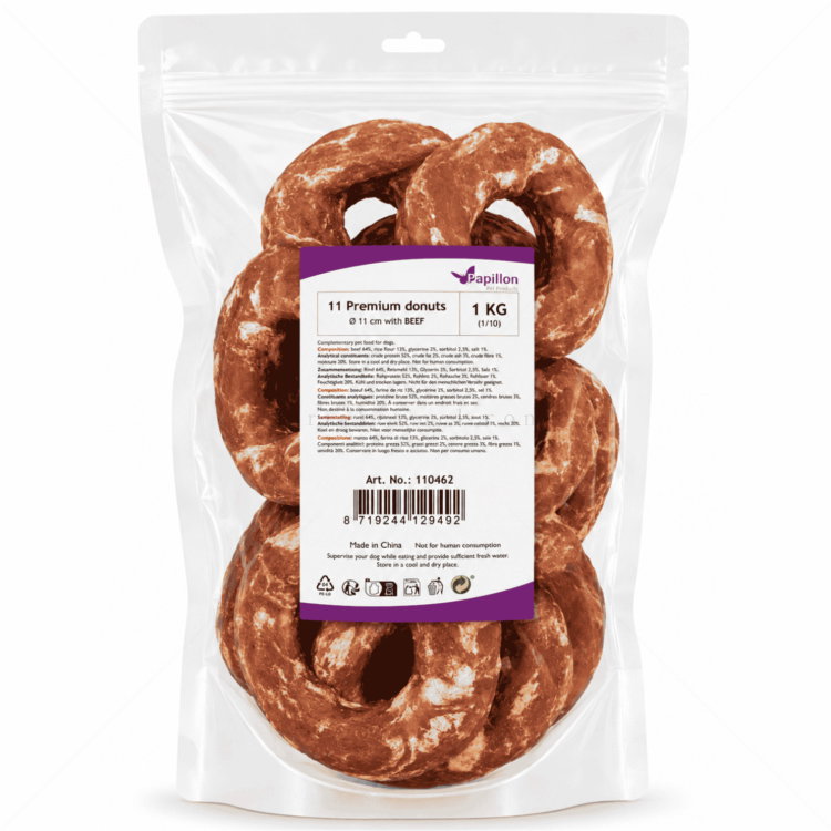 Понички с говеждо месо 1 кг/ 11 броя PAPILLON Premium donut with beef