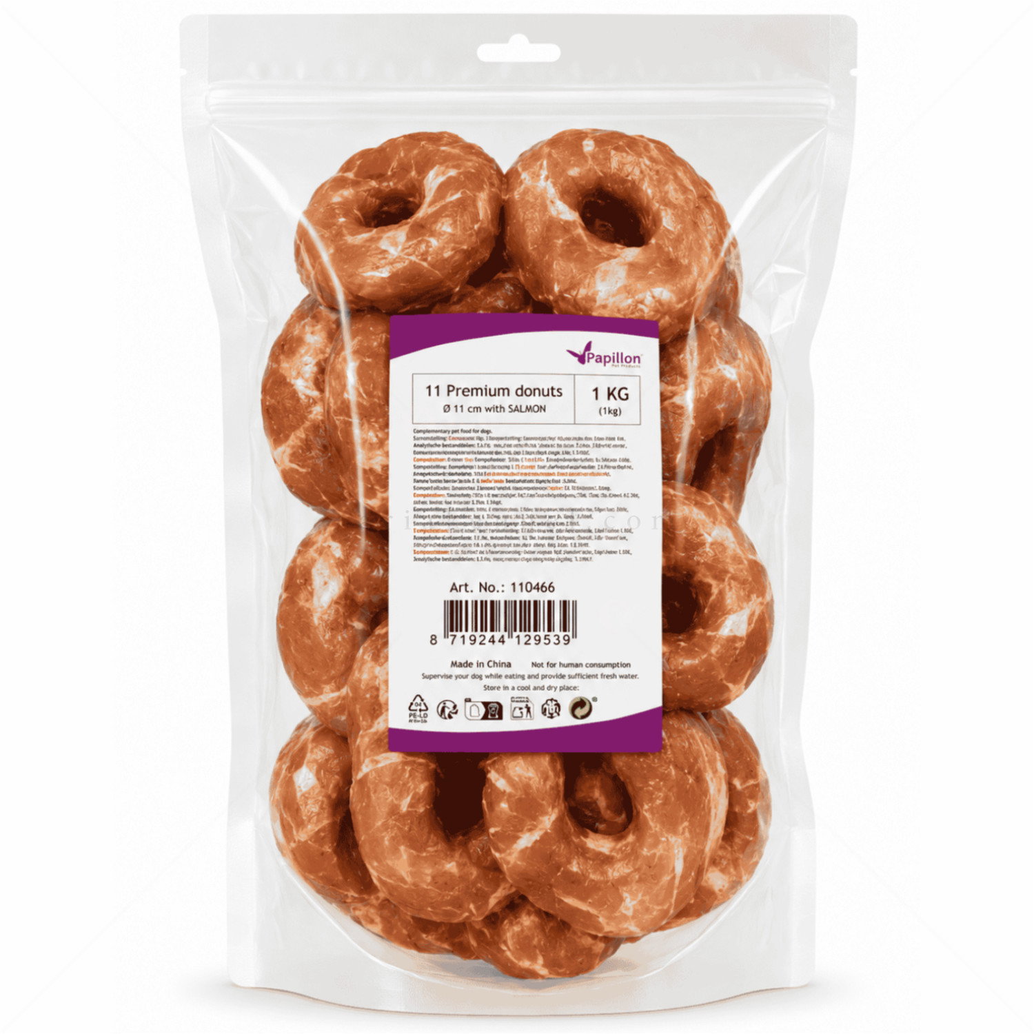 Понички със сьомга 1 кг/ 11 броя PAPILLON Premium donut with salmon