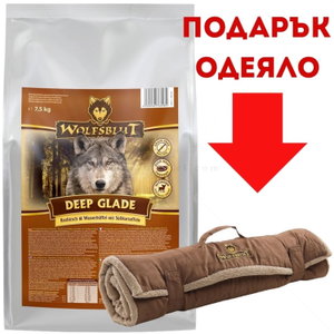 WOLFSBLUT Adult Small Breed Deep Glade 7.5 кг с еленско месо и сладък картоф за дребни породи кучета