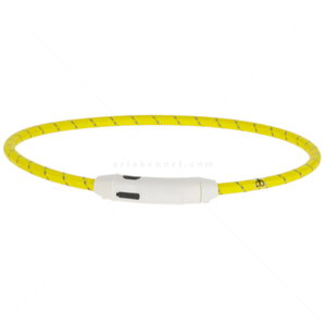 Нашийник с LED индикатор и USB, KERBL Maxi Safe, жълт