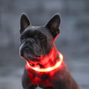 Силиконов нашийник с LED индикатор и USB, KERBL Maxi Safe, жълт