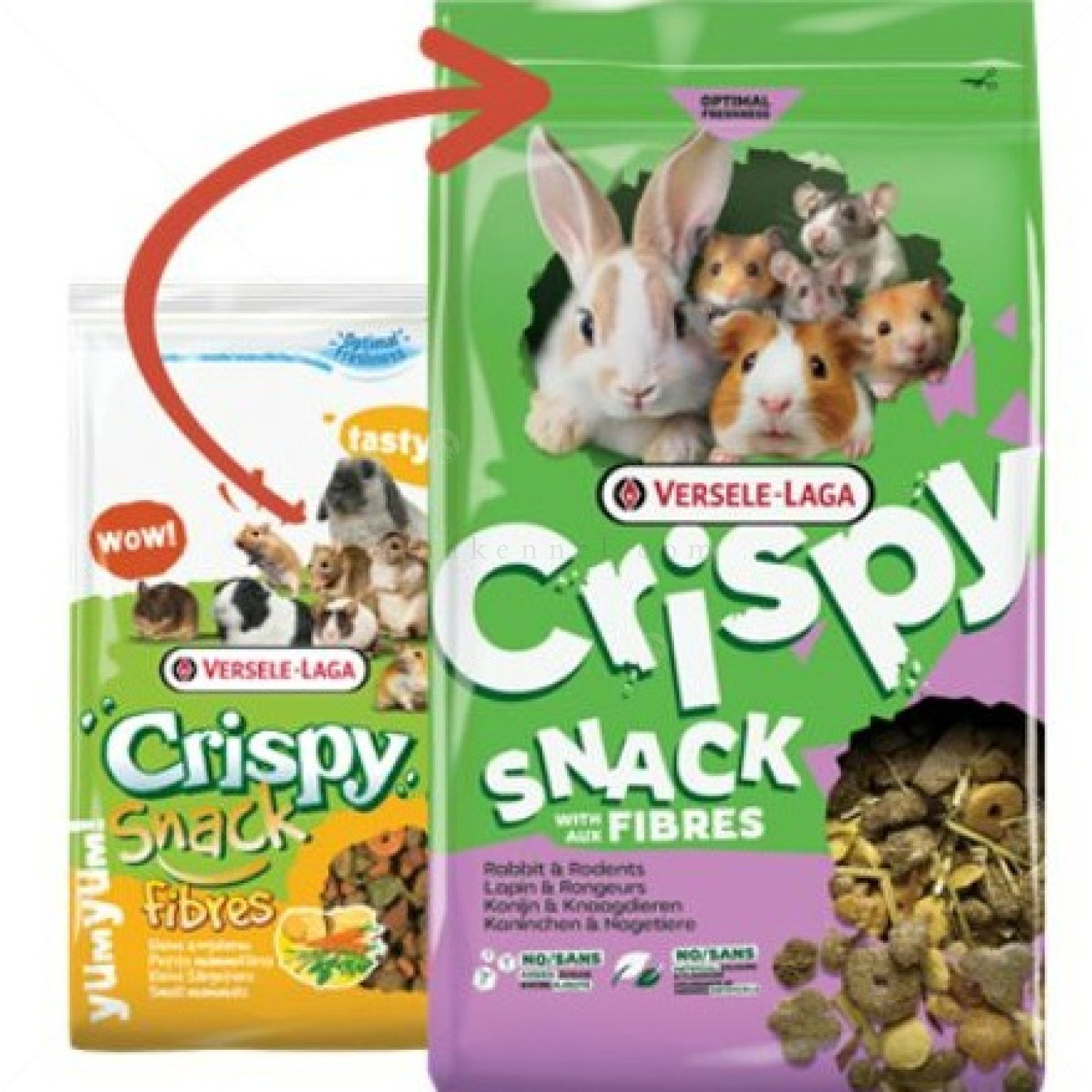 Храна за гризачи 12.5 кг VERSELE LAGA Crispy Snack Fibres