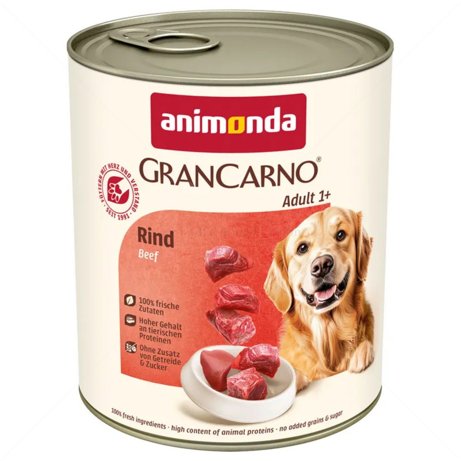 Консерва с говеждо месо 800 гр Gran Carno Adult Rind