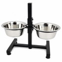 Метални купи с регулируема стойка PAPILLON Twin Bowls, Ø16 см