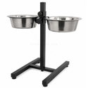 Метални купи с регулируема стойка PAPILLON Twin Bowls, Ø25 см