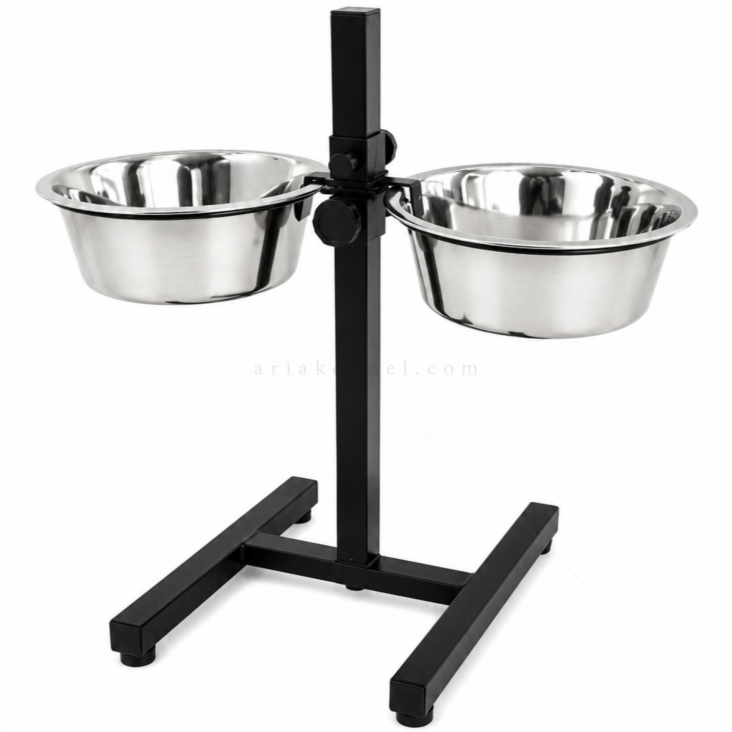 Метални купи с регулируема стойка PAPILLON Twin Bowls, Ø28 см