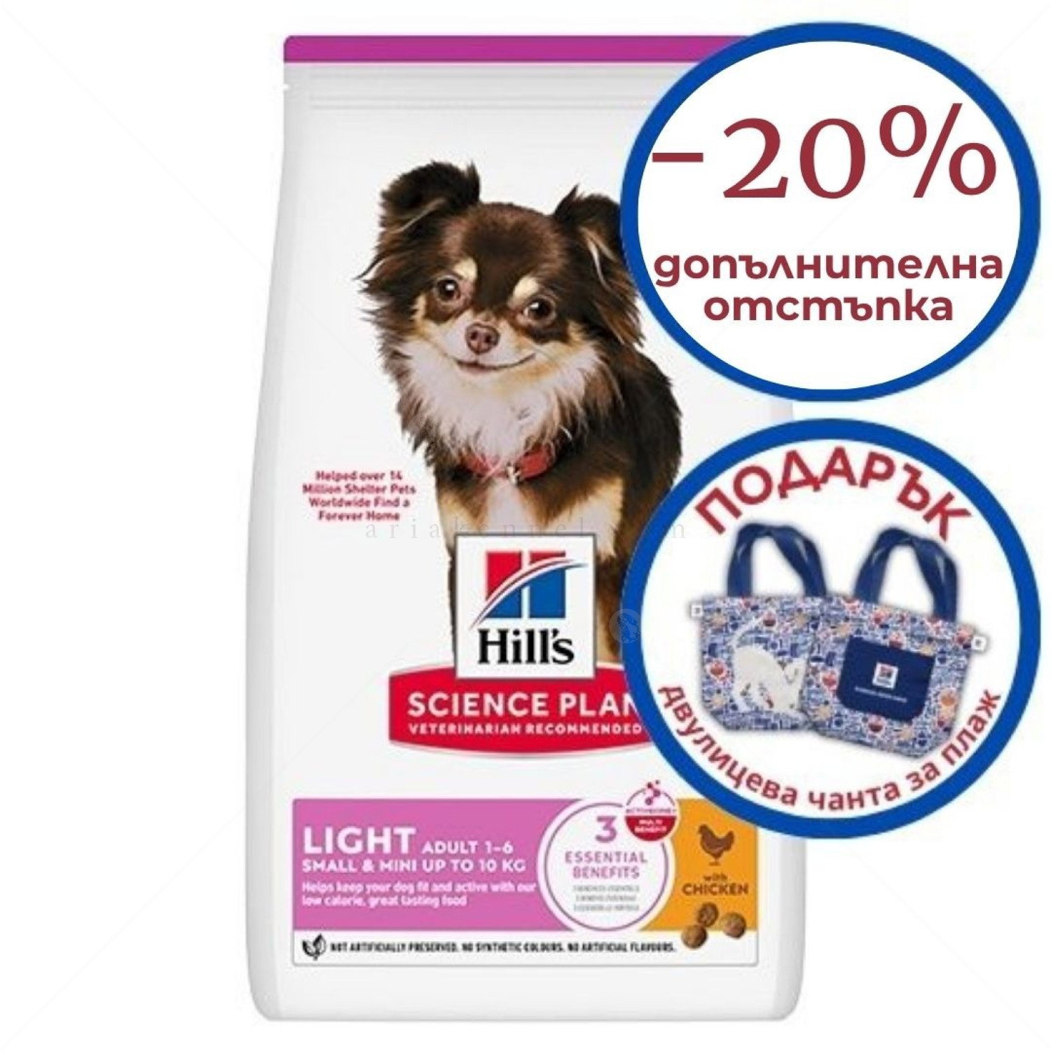 HILL’S SP 6 кг Adult Small&Mini Light Chicken