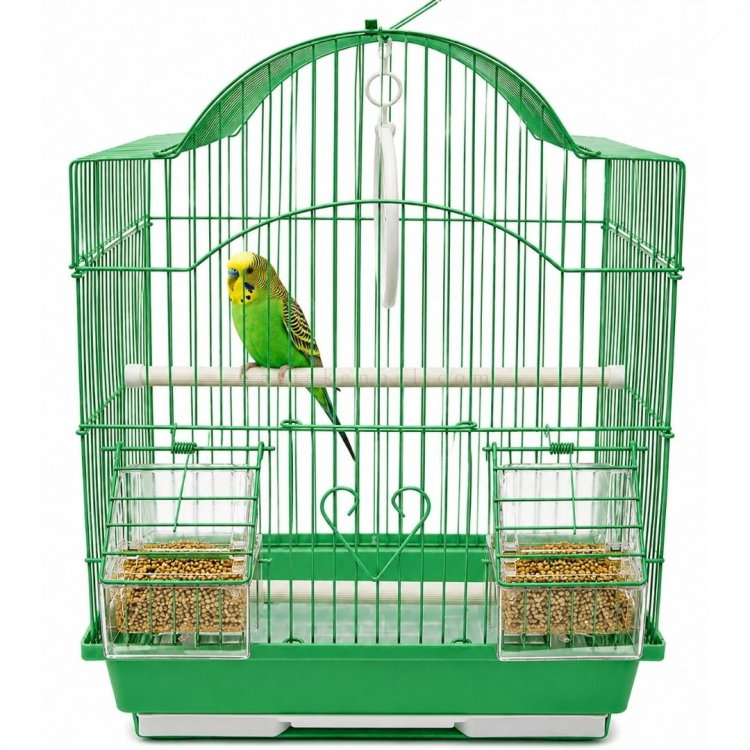 MINA PET Клетка за малки птички, зелена