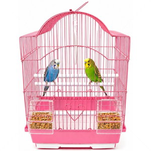 MINA PET Клетка за малки птички, розова