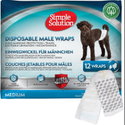 Пелени за мъжки кучета M, SIMPLE SOLUTION, 38-58 см