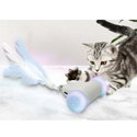 Интерактивна играчка с 2 накрайника, LED светлина и USB зареждане KERBL Racing Mouse