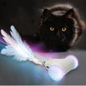 Интерактивна играчка с 2 накрайника, LED светлина и USB зареждане KERBL Racing Mouse