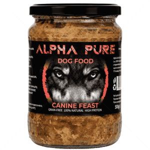 Буркан със свинско месо и зеленчуци 500 гр ALPHA PURE Adult Pork