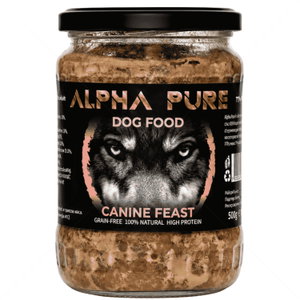 Буркан с говеждо месо и зеленчуци 500 гр ALPHA PURE Adult Beef